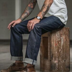 Taylor Stitch White Oak Cone Denim Slim Fit Jeans 31 x 38